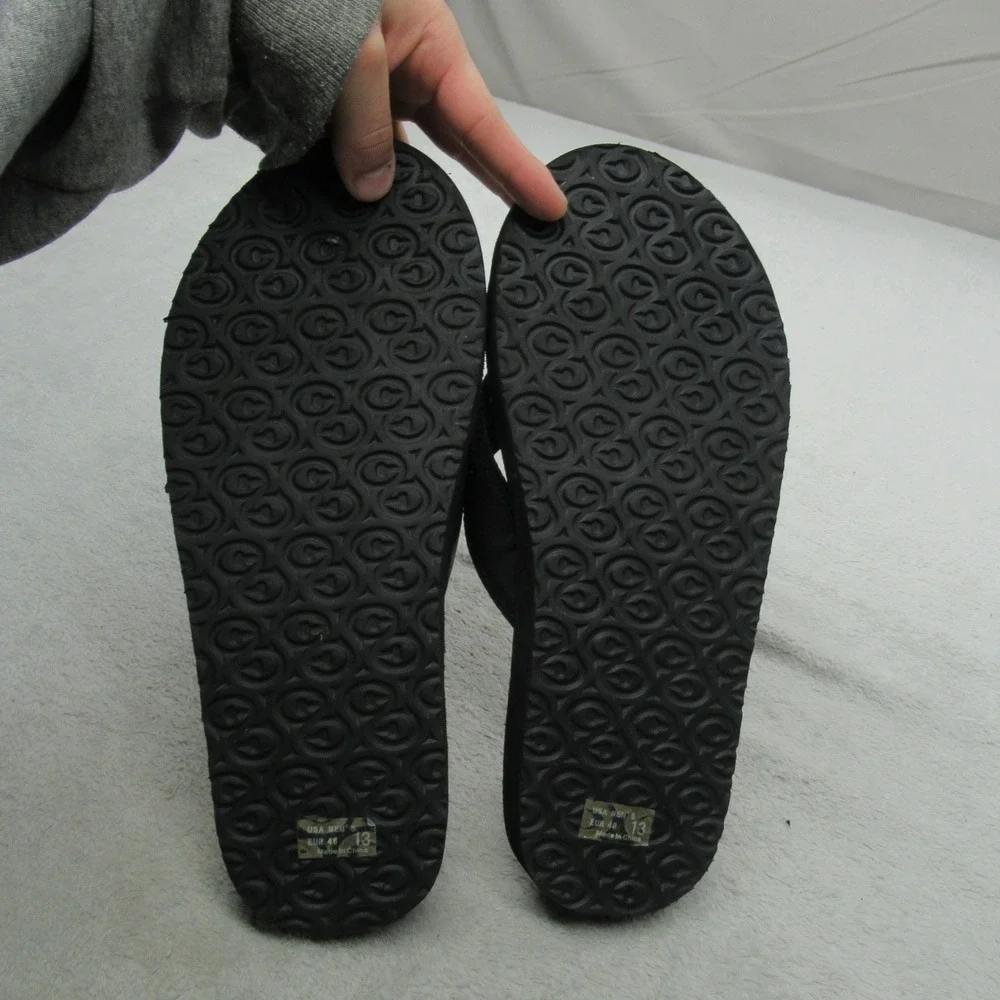 Cobian Mens 13 Sandals Black Thong Flip Flops Comfort‎ Lightweight Casual Beach
